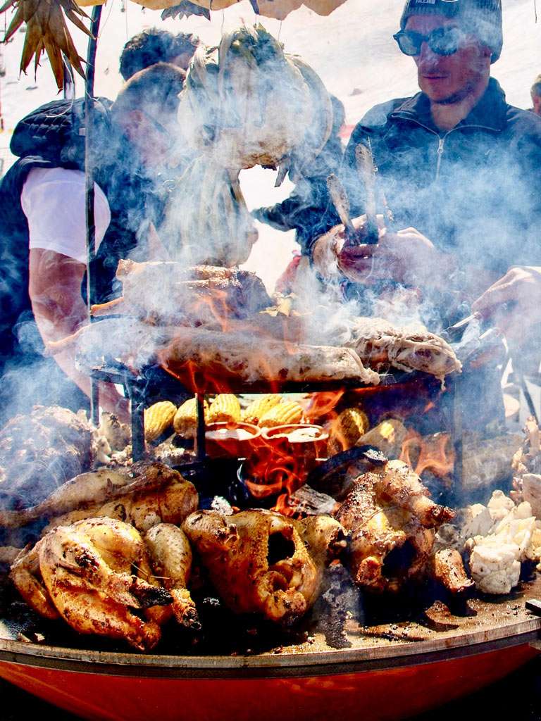 BBQ_grizzly_hiver fondue savoyarde et charcuterie